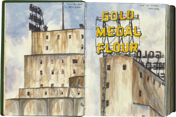 Gold Medal Flour sketch by Chandler O'Leary
