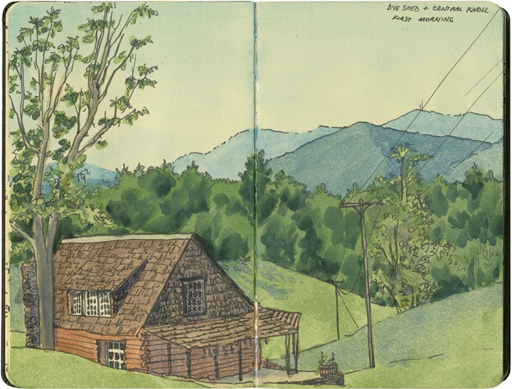 Penland sketch by Chandler O'Leary
