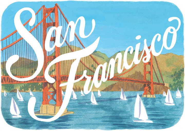 San Francisco print by Chandler O'Leary
