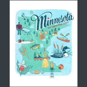 Minnesota illustration by Chandler O'Leary