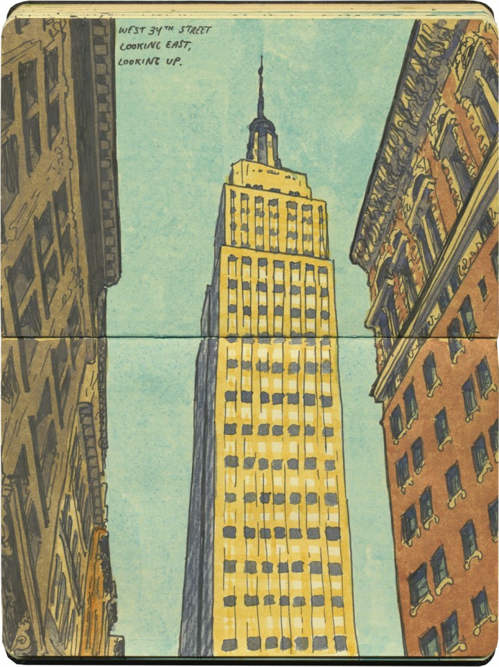 Empire State Building sketch by Chandler O'Leary