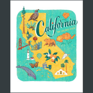California illustration by Chandler O'Leary