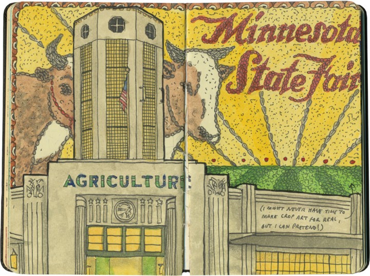 Minnesota State Fair sketch by Chandler O'Leary