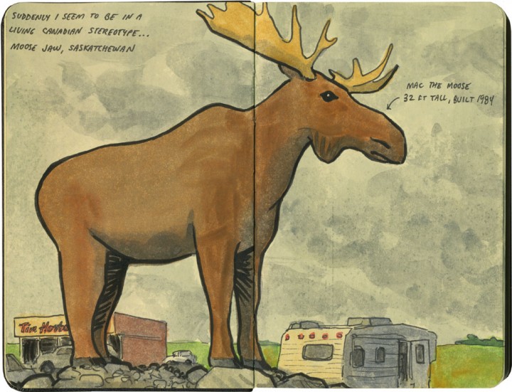 World's Largest Moose sketch by Chandler O'Leary
