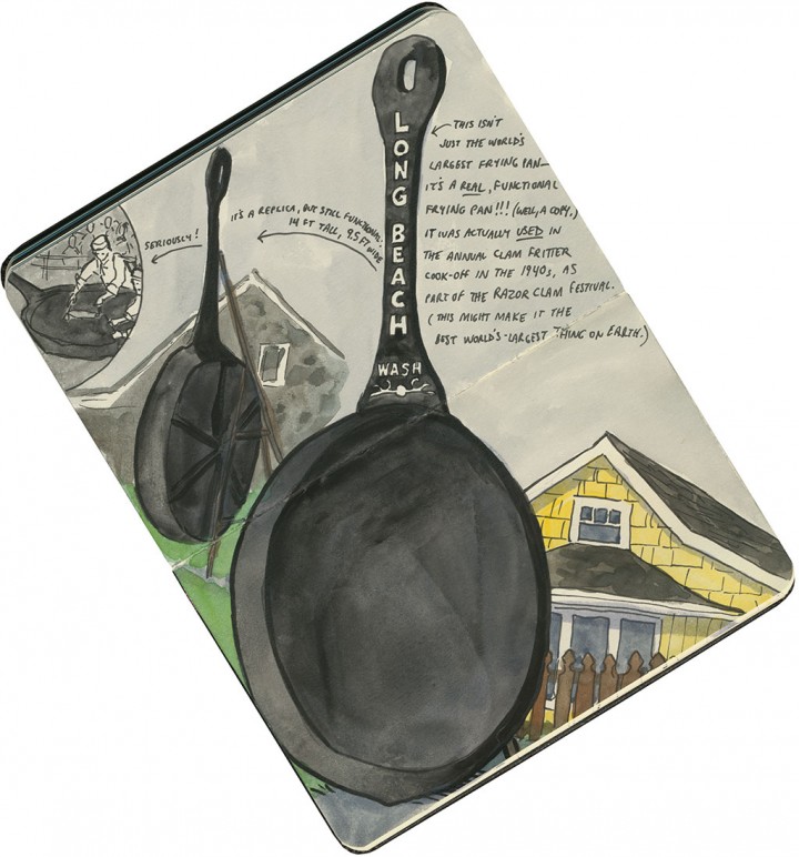 Giant Frying Pan sketch by Chandler O'Leary