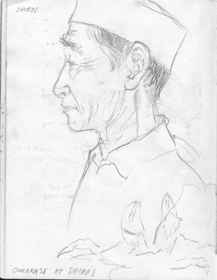 Shiro Kashiba sketch by Chandler O'Leary