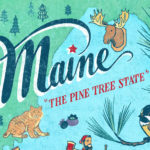 Detail of Maine illustration by Chandler O'Leary