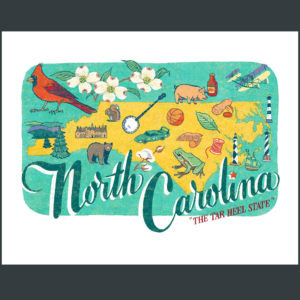 North Carolina illustration by Chandler O'Leary