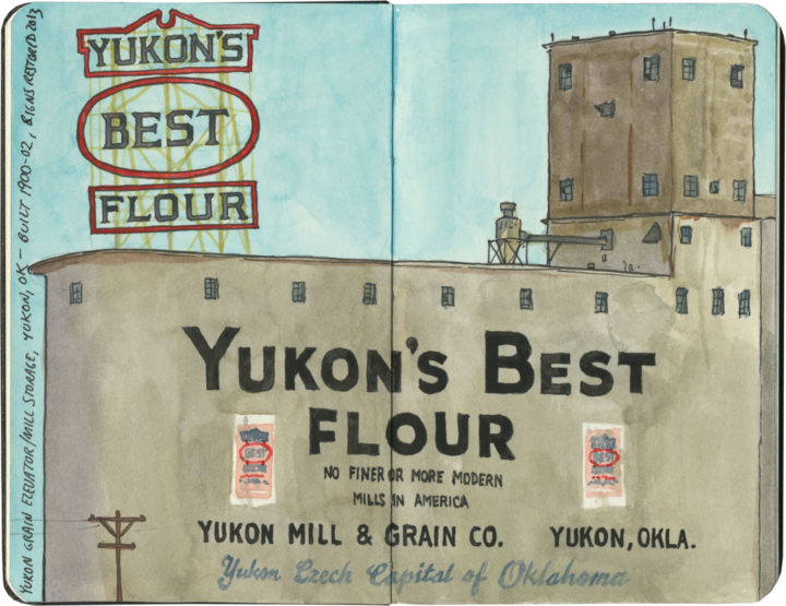 Yukon's Best Flour sketch by Chandler O'Leary
