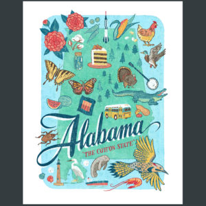 Alabama illustration by Chandler O'Leary