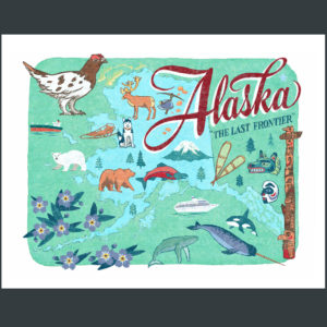 Alaska illustration by Chandler O'Leary