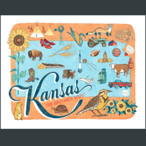 Kansas illustration by Chandler O'Leary