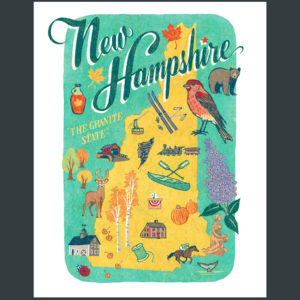 New Hampshire illustration by Chandler O'Leary