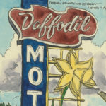 Daffodil Motel sketchbook print by Chandler O'Leary