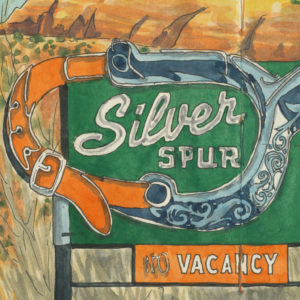 Silver Spur sketchbook print by Chandler O'Leary
