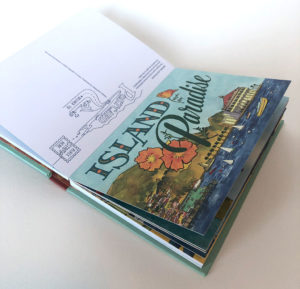 "Greetings from the Best Coast" book of 32 postcards by Chandler O'Leary, published by Sasquatch Books